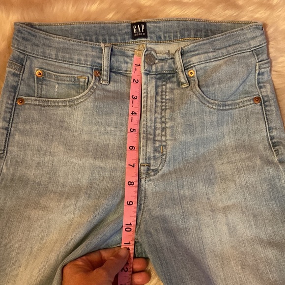 GAP true skinny raw hem distressed jeans sz 28 - Picture 10 of 12
